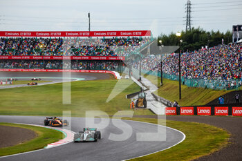 2022-10-09 - 63 RUSSELL George (gbr), Mercedes AMG F1 Team W13, action during the Formula 1 Honda Japanese Grand Prix 2022, 18th round of the 2022 FIA Formula One World Championship from Octobre 7 to 9, 2022 on the Suzuka International Racing Course, in Suzuka, Mie Prefecture, Japan - F1 - JAPANESE GRAND PRIX 2022 - RACE - FORMULA 1 - MOTORS
