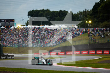 2022-10-09 - 63 RUSSELL George (gbr), Mercedes AMG F1 Team W13, action during the Formula 1 Honda Japanese Grand Prix 2022, 18th round of the 2022 FIA Formula One World Championship from Octobre 7 to 9, 2022 on the Suzuka International Racing Course, in Suzuka, Mie Prefecture, Japan - F1 - JAPANESE GRAND PRIX 2022 - RACE - FORMULA 1 - MOTORS