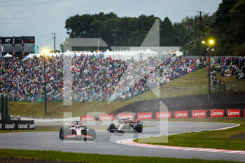 2022-10-09 - 20 MAGNUSSEN Kevin (den), Haas F1 Team VF-22 Ferrari, action during the Formula 1 Honda Japanese Grand Prix 2022, 18th round of the 2022 FIA Formula One World Championship from Octobre 7 to 9, 2022 on the Suzuka International Racing Course, in Suzuka, Mie Prefecture, Japan - F1 - JAPANESE GRAND PRIX 2022 - RACE - FORMULA 1 - MOTORS