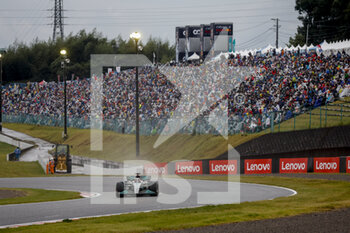 2022-10-09 - 63 RUSSELL George (gbr), Mercedes AMG F1 Team W13, action during the Formula 1 Honda Japense Grand Prix 2022, 18th round of the 2022 FIA Formula One World Championship from Octobre 7 to 9, 2022 on the Suzuka International Racing Course, in Suzuka, Mie Prefecture, Japan - F1 - JAPANESE GRAND PRIX 2022 - RACE - FORMULA 1 - MOTORS