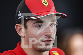 2022-10-20 - LECLERC Charles (mco), Scuderia Ferrari F1-75, portrait during the Formula 1 Aramco United States Grand Prix 2022, 19th round of the 2022 FIA Formula One World Championship from October 21 to 23, 2022 on the Circuit of the Americas, in Austin, Texas - F1 - UNITED STATES GRAND PRIX 2022 - FORMULA 1 - MOTORS