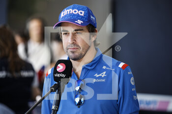 2022-10-20 - ALONSO Fernando (spa), Alpine F1 Team A522, portrait during the Formula 1 Aramco United States Grand Prix 2022, 19th round of the 2022 FIA Formula One World Championship from October 21 to 23, 2022 on the Circuit of the Americas, in Austin, Texas - F1 - UNITED STATES GRAND PRIX 2022 - FORMULA 1 - MOTORS