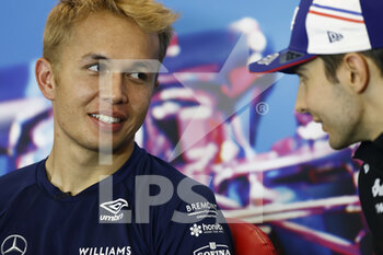 2022-10-20 - ALBON Alexander (tha), Williams Racing FW44, portrait press conference during the Formula 1 Aramco United States Grand Prix 2022, 19th round of the 2022 FIA Formula One World Championship from October 21 to 23, 2022 on the Circuit of the Americas, in Austin, Texas - F1 - UNITED STATES GRAND PRIX 2022 - FORMULA 1 - MOTORS