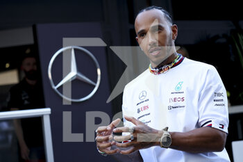 2022-10-20 - HAMILTON Lewis (gbr), Mercedes AMG F1 Team W13, portrait during the Formula 1 Aramco United States Grand Prix 2022, 19th round of the 2022 FIA Formula One World Championship from October 21 to 23, 2022 on the Circuit of the Americas, in Austin, Texas - F1 - UNITED STATES GRAND PRIX 2022 - FORMULA 1 - MOTORS