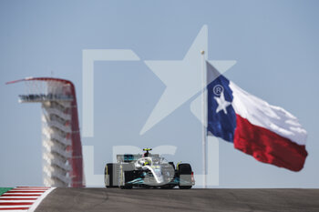 2022-10-21 - 44 HAMILTON Lewis (gbr), Mercedes AMG F1 Team W13, action during the Formula 1 Aramco United States Grand Prix 2022, 19th round of the 2022 FIA Formula One World Championship from October 21 to 23, 2022 on the Circuit of the Americas, in Austin, Texas - F1 - UNITED STATES GRAND PRIX 2022 - FORMULA 1 - MOTORS