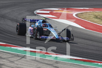 2022-10-21 - 31 OCON Esteban (fra), Alpine F1 Team A522, action during the Formula 1 Aramco United States Grand Prix 2022, 19th round of the 2022 FIA Formula One World Championship from October 21 to 23, 2022 on the Circuit of the Americas, in Austin, Texas - F1 - UNITED STATES GRAND PRIX 2022 - FORMULA 1 - MOTORS