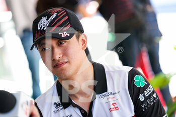 2022-10-21 - ZHOU Guanyu (chi), Alfa Romeo F1 Team ORLEN C42, portrait during the Formula 1 Aramco United States Grand Prix 2022, 19th round of the 2022 FIA Formula One World Championship from October 21 to 23, 2022 on the Circuit of the Americas, in Austin, Texas - F1 - UNITED STATES GRAND PRIX 2022 - FORMULA 1 - MOTORS