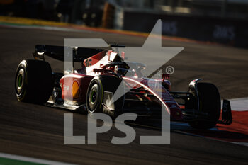 2022-10-21 - 16 LECLERC Charles (mco), Scuderia Ferrari F1-75, action during the Formula 1 Aramco United States Grand Prix 2022, 19th round of the 2022 FIA Formula One World Championship from October 21 to 23, 2022 on the Circuit of the Americas, in Austin, Texas - F1 - UNITED STATES GRAND PRIX 2022 - FORMULA 1 - MOTORS