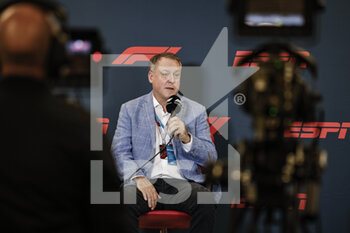 2022-10-22 - Burke Magnus ESPN President, Programming and Original Content, portrait during the Formula 1 Aramco United States Grand Prix 2022, 19th round of the 2022 FIA Formula One World Championship from October 21 to 23, 2022 on the Circuit of the Americas, in Austin, Texas - F1 - UNITED STATES GRAND PRIX 2022 - FORMULA 1 - MOTORS
