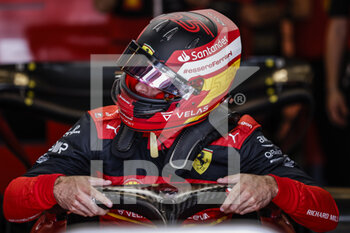 2022-10-22 - SAINZ Carlos (spa), Scuderia Ferrari F1-75, portrait during the Formula 1 Aramco United States Grand Prix 2022, 19th round of the 2022 FIA Formula One World Championship from October 21 to 23, 2022 on the Circuit of the Americas, in Austin, Texas - F1 - UNITED STATES GRAND PRIX 2022 - FORMULA 1 - MOTORS