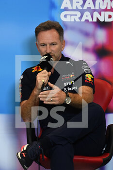2022-10-22 - Press Conference with Christian Horner, Team Principal, Red Bull Racing, portrait during the Formula 1 Aramco United States Grand Prix 2022, 19th round of the 2022 FIA Formula One World Championship from October 21 to 23, 2022 on the Circuit of the Americas, in Austin, Texas - F1 - UNITED STATES GRAND PRIX 2022 - FORMULA 1 - MOTORS
