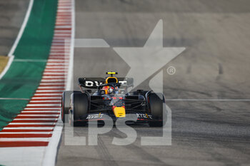 2022-10-22 - 11 PEREZ Sergio (mex), Red Bull Racing RB18, action during the Formula 1 Aramco United States Grand Prix 2022, 19th round of the 2022 FIA Formula One World Championship from October 21 to 23, 2022 on the Circuit of the Americas, in Austin, Texas - F1 - UNITED STATES GRAND PRIX 2022 - FORMULA 1 - MOTORS
