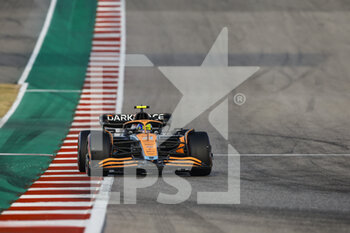 2022-10-22 - 04 NORRIS Lando (gbr), McLaren F1 Team MCL36, action during the Formula 1 Aramco United States Grand Prix 2022, 19th round of the 2022 FIA Formula One World Championship from October 21 to 23, 2022 on the Circuit of the Americas, in Austin, Texas - F1 - UNITED STATES GRAND PRIX 2022 - FORMULA 1 - MOTORS