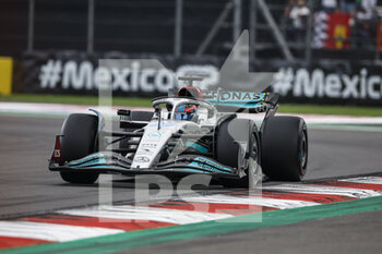 2022-10-28 - 63 RUSSELL George (gbr), Mercedes AMG F1 Team W13, action during the Formula 1 Grand Premio de la Ciudad de Mexico 2022, Mexican Grand Prix 2022, 20th round of the 2022 FIA Formula One World Championship from October 28 to 30, 2022 on the Autodromo Hermanos Rodríguez, in Mexico City, Mexico - F1 - MEXICO CITY GRAND PRIX 2022 - FORMULA 1 - MOTORS