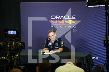 2022-10-28 - HORNER Christian (gbr), Team Principal of Red Bull Racing, portrait press conference about Budget Cap overspend during the Formula 1 Grand Premio de la Ciudad de Mexico 2022, Mexican Grand Prix 2022, 20th round of the 2022 FIA Formula One World Championship from October 28 to 30, 2022 on the Autodromo Hermanos Rodríguez, in Mexico City, Mexico - F1 - MEXICO CITY GRAND PRIX 2022 - FORMULA 1 - MOTORS