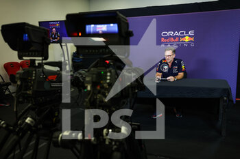 2022-10-28 - HORNER Christian (gbr), Team Principal of Red Bull Racing, portrait press conference about Budget Cap overspend during the Formula 1 Grand Premio de la Ciudad de Mexico 2022, Mexican Grand Prix 2022, 20th round of the 2022 FIA Formula One World Championship from October 28 to 30, 2022 on the Autodromo Hermanos Rodríguez, in Mexico City, Mexico - F1 - MEXICO CITY GRAND PRIX 2022 - FORMULA 1 - MOTORS