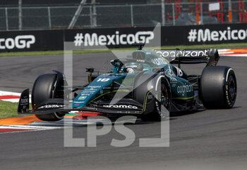 2022-10-29 - 18 STROLL Lance (can), Aston Martin F1 Team AMR22, action during the Formula 1 Grand Premio de la Ciudad de Mexico 2022, Mexican Grand Prix 2022, 20th round of the 2022 FIA Formula One World Championship from October 28 to 30, 2022 on the Autodromo Hermanos Rodríguez, in Mexico City, Mexico - F1 - MEXICO CITY GRAND PRIX 2022 - FORMULA 1 - MOTORS