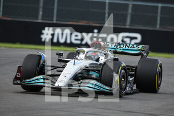 2022-10-30 - 63 RUSSELL George (gbr), Mercedes AMG F1 Team W13, action during the Formula 1 Grand Premio de la Ciudad de Mexico 2022, Mexican Grand Prix 2022, 20th round of the 2022 FIA Formula One World Championship from October 28 to 30, 2022 on the Autodromo Hermanos Rodríguez, in Mexico City, Mexico - F1 - MEXICO CITY GRAND PRIX 2022 - RACE - FORMULA 1 - MOTORS