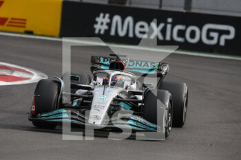 2022-10-30 - 63 RUSSELL George (gbr), Mercedes AMG F1 Team W13, action during the Formula 1 Grand Premio de la Ciudad de Mexico 2022, Mexican Grand Prix 2022, 20th round of the 2022 FIA Formula One World Championship from October 28 to 30, 2022 on the Autodromo Hermanos Rodríguez, in Mexico City, Mexico - F1 - MEXICO CITY GRAND PRIX 2022 - RACE - FORMULA 1 - MOTORS