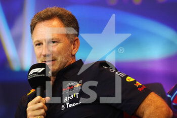 19/11/2022 - HORNER Christian (gbr), Team Principal of Red Bull Racing, portrait, press conference during the Formula 1 Etihad Airways Abu Dhabi Grand Prix 2022, 22nd round of the 2022 FIA Formula One World Championship from November 18 to 20, 2022 on the Yas Marina Circuit, in Yas Island, Abu Dhabi - F1 - ABU DHABI GRAND PRIX 2022 - FORMULA 1 - MOTORI