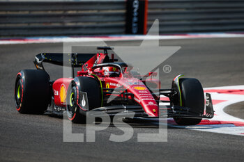 22/11/2022 - 16 LECLERC Charles (mco), Scuderia Ferrari F1-75, action during the 2022 post-season tests from November 22 to 23, 2022 on the Yas Marina Circuit, in Yas Island, Abu Dhabi - F1 - ABU DHABI POST-SEASON TESTS 2022 - FORMULA 1 - MOTORI