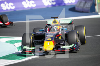 2022-03-26 - 01 HAUGER Dennis (nor), Prema Racing, Dallara F2, action during the 2nd round of the 2022 FIA Formula 2 Championship from March 25 to 27, 2022 on the Jeddah Corniche Circuit, in Jeddah, Saudi Arabia - 2ND ROUND OF THE 2022 FIA FORMULA 2 CHAMPIONSHIP - FORMULA 2 - MOTORS