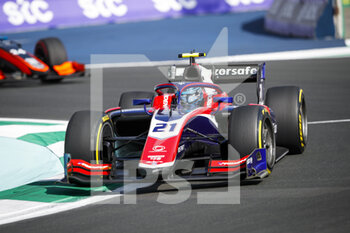 2022-03-26 - 21 WILLIAMS Calan (aus), Trident, Dallara F2, action during the 2nd round of the 2022 FIA Formula 2 Championship from March 25 to 27, 2022 on the Jeddah Corniche Circuit, in Jeddah, Saudi Arabia - 2ND ROUND OF THE 2022 FIA FORMULA 2 CHAMPIONSHIP - FORMULA 2 - MOTORS