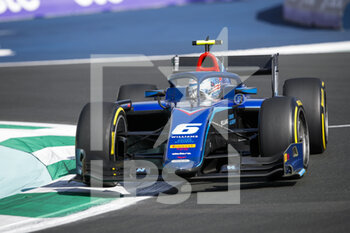 2022-03-26 - 06 SARGEANT Logan (usa), Carlin, Dallara F2, action during the 2nd round of the 2022 FIA Formula 2 Championship from March 25 to 27, 2022 on the Jeddah Corniche Circuit, in Jeddah, Saudi Arabia - 2ND ROUND OF THE 2022 FIA FORMULA 2 CHAMPIONSHIP - FORMULA 2 - MOTORS