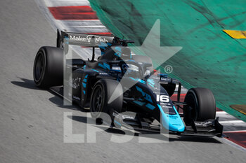 2022-04-12 - 16 NISSANY Roy (isr), DAMS, Dallara F2, action during the 2022 FIA Formula 2 Championship pre-season test from April 12 to 14, 2022 on the Barcelona-Catalunya Circuit, in Barcelona, Spain - 2022 FIA FORMULA 2 CHAMPIONSHIP PRE-SEASON TEST - FORMULA 2 - MOTORS
