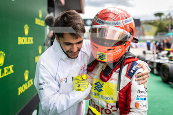 2022-04-24 - FITTIPALDI Enzo and Petro (bra), Charouz Racing System, Dallara F2, portrait during the 3rd round of the 2022 FIA Formula 2 Championship on the Imola Circuit, from April 22 to 24, 2022 in Imola, Italy - 3RD ROUND OF THE 2022 FIA FORMULA 2 CHAMPIONSHIP - FORMULA 2 - MOTORS