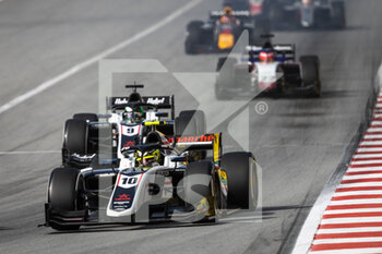 2022-05-21 - 10 Pourchaire Théo (fra), ART Grand Prix, Dallara F2, action during the 4th round of the 2022 FIA Formula 2 Championship, on the Circuit de Barcelona-Catalunya, from May 20 to 22, 2022 in Montmelo, Spain - 4TH ROUND OF THE 2022 FIA FORMULA 2 CHAMPIONSHIP - FORMULA 2 - MOTORS