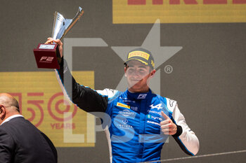 2022-05-22 - DOOHAN Jack (aus), UNI-Virtuosi Racing, Dallara F2, portrait, podiumN during the 4th round of the 2022 FIA Formula 2 Championship, on the Circuit de Barcelona-Catalunya, from May 20 to 22, 2022 in Montmelo, Spain - 4TH ROUND OF THE 2022 FIA FORMULA 2 CHAMPIONSHIP - FORMULA 2 - MOTORS