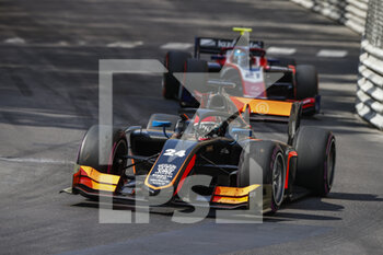2022-05-29 - 24 HUGHES Jake (gbr), Van Amersfoort Racing, Dallara F2, action during the 5th round of the 2022 FIA Formula 2 Championship, on the Circuit de Monaco, from May 27 to 29, 2022 in Monte-Carlo, Monaco - AUTO - FORMULA 2 2022 - MONACO - FORMULA 2 - MOTORS