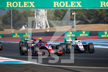 2022-07-24 - 21 WILLIAMS Calan (aus), Trident, Dallara F2, 14 CALDWELL Olli (gbr), Campos Racing, Dallara F2, action during the 9th round of the 2022 FIA Formula 2 Championship, from July 22 to 24, 2022 on the Circuit Paul Ricard, in Le Castellet, France - AUTO - FORMULA 2 2022 - FRANCE - FORMULA 2 - MOTORS