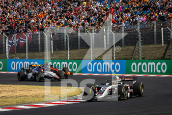 2022-07-29 - 10 Pourchaire Théo (fra), ART Grand Prix, Dallara F2, action during the 10th round of the 2022 FIA Formula 2 Championship, from July 28 to 31, 2022 on the Hungaroring, in Mogyorod, Hungary - AUTO - FORMULA 2 2022 - HUNGARY - FORMULA 2 - MOTORS