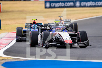 2022-07-31 - 23 BOLUKBASI Cem (tur), Charouz Racing System, Dallara F2, action during the 10th round of the 2022 FIA Formula 2 Championship, from July 28 to 31, 2022 on the Hungaroring, in Mogyorod, Hungary - AUTO - FORMULA 2 2022 - HUNGARY - FORMULA 2 - MOTORS