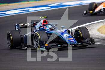 2022-07-31 - 06 SARGEANT Logan (usa), Carlin, Dallara F2, action during the 10th round of the 2022 FIA Formula 2 Championship, from July 28 to 31, 2022 on the Hungaroring, in Mogyorod, Hungary - AUTO - FORMULA 2 2022 - HUNGARY - FORMULA 2 - MOTORS