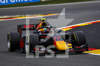 2022-08-26 - 17 IWASA Ayumu (jpn), DAMS, Dallara F2, action during the 11th round of the 2022 FIA Formula 2 Championship, from August 26 to 28, 2022 on the Circuit de Spa-Francorchamps, in Francorchamps, Belgium - AUTO - FORMULA 2 2022 - BELGIUM - FORMULA 2 - MOTORS