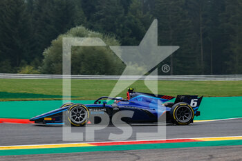 2022-08-26 - 06 SARGEANT Logan (usa), Carlin, Dallara F2, action during the 11th round of the 2022 FIA Formula 2 Championship, from August 26 to 28, 2022 on the Circuit de Spa-Francorchamps, in Francorchamps, Belgium - AUTO - FORMULA 2 2022 - BELGIUM - FORMULA 2 - MOTORS