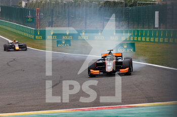2022-08-26 - 24 BECKMANN David (ger), Van Amersfoort Racing, Dallara F2, action during the 11th round of the 2022 FIA Formula 2 Championship, from August 26 to 28, 2022 on the Circuit de Spa-Francorchamps, in Francorchamps, Belgium - AUTO - FORMULA 2 2022 - BELGIUM - FORMULA 2 - MOTORS