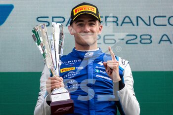 2022-08-28 - DOOHAN Jack (aus), UNI-Virtuosi Racing, Dallara F2, portrait, podium during the 11th round of the 2022 FIA Formula 2 Championship, from August 26 to 28, 2022 on the Circuit de Spa-Francorchamps, in Francorchamps, Belgium - AUTO - FORMULA 2 2022 - BELGIUM - FORMULA 2 - MOTORS
