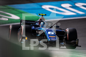 2022-09-02 - 06 SARGEANT Logan (usa), Carlin, Dallara F2, action during the 12th round of the 2022 FIA Formula 2 Championship, from September 2 to 4, 2022 on the Zandvoort Circuit, in Netherlands, Belgium - AUTO - FORMULA 2 2022 - ZANDVOORT - FORMULA 2 - MOTORS