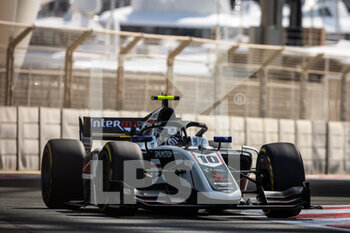 17/11/2022 - 10 POURCHAIRE Théo (fra), ART Grand Prix, Dallara F2, action during the 14th round of the 2022 FIA Formula 2 Championship, from November 18 to 20, 2022 on the pas Marina Circuit, in Yas Island, Abu Dhabi - AUTO - FORMULA 2 2022 - ABU DHABI - FORMULA 2 - MOTORI