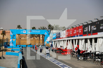 26/01/2022 - pitlane illustration during the 2022 Diriyah ePrix, 1st and 2nd round of the 2022 Formula E World Championship, on the Riyadh Street Circuit from January 28 to 30, in Riyadh, Saudi Arabia - 2022 DIRIYAH EPRIX, 1ST AND 2ND ROUND OF THE 2022 FORMULA E WORLD CHAMPIONSHIP - FORMULA E - MOTORI