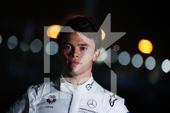 26/01/2022 - De Vries Nyck (nld), Mercedes-EQ Silver Arrow 02, portrait during the 2022 Diriyah ePrix, 1st and 2nd round of the 2022 Formula E World Championship, on the Riyadh Street Circuit from January 28 to 30, in Riyadh, Saudi Arabia - 2022 DIRIYAH EPRIX, 1ST AND 2ND ROUND OF THE 2022 FORMULA E WORLD CHAMPIONSHIP - FORMULA E - MOTORI