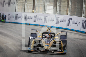 2022-01-28 - 13 DA COSTA ANTONIO FELIX (POR), DS TECHEETAH, DS E-TENSE FE21, ACTION during the 2022 Diriyah ePrix, 1st and 2nd round of the 2022 Formula E World Championship, on the Riyadh Street Circuit from January 28 to 30, in Riyadh, Saudi Arabia - 2022 DIRIYAH EPRIX, 1ST AND 2ND ROUND OF THE 2022 FORMULA E WORLD CHAMPIONSHIP - FORMULA E - MOTORS