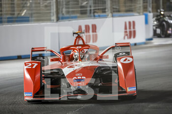 2022-01-28 - 27 DENNIS JAKE (GBR), AVALANCHE ANDRETTI FORMULA E, BMW IFE.21, ACTION during the 2022 Diriyah ePrix, 1st and 2nd round of the 2022 Formula E World Championship, on the Riyadh Street Circuit from January 28 to 30, in Riyadh, Saudi Arabia - 2022 DIRIYAH EPRIX, 1ST AND 2ND ROUND OF THE 2022 FORMULA E WORLD CHAMPIONSHIP - FORMULA E - MOTORS