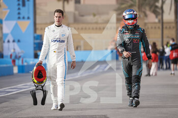 29/01/2022 - VANDOORNE STOFFEL (BEL), MERCEDES-EQ SILVER ARROW 02, PORTRAIT EVANS MITCH (NZL), JAGUAR TCS RACING, JAGUAR I-TYPE 5, PORTRAIT during the 2022 Diriyah ePrix, 1st and 2nd round of the 2022 Formula E World Championship, on the Riyadh Street Circuit from January 28 to 30, in Riyadh, Saudi Arabia - 2022 DIRIYAH EPRIX, 1ST AND 2ND ROUND OF THE 2022 FORMULA E WORLD CHAMPIONSHIP - FORMULA E - MOTORI