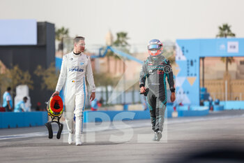29/01/2022 - VANDOORNE STOFFEL (BEL), MERCEDES-EQ SILVER ARROW 02, EVANS MITCH (NZL), JAGUAR TCS RACING, JAGUAR I-TYPE 5, PORTRAIT during the 2022 Diriyah ePrix, 1st and 2nd round of the 2022 Formula E World Championship, on the Riyadh Street Circuit from January 28 to 30, in Riyadh, Saudi Arabia - 2022 DIRIYAH EPRIX, 1ST AND 2ND ROUND OF THE 2022 FORMULA E WORLD CHAMPIONSHIP - FORMULA E - MOTORI