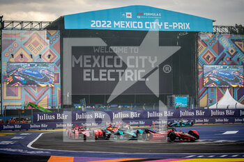 13/02/2022 - 23 BUEMI Sébastien (swi), Nissan e.dams, Nissan IM03, action during the 2022 Mexico City ePrix, 2nd meeting of the 2021-22 ABB FIA Formula E World Championship, on the Autodromo Hermanos Rodriguez from February 10 to 11, in Mexico City, Mexico - 2022 MEXICO CITY EPRIX, 2ND MEETING OF THE 2021-22 ABB FIA FORMULA E WORLD CHAMPIONSHIP - FORMULA E - MOTORI